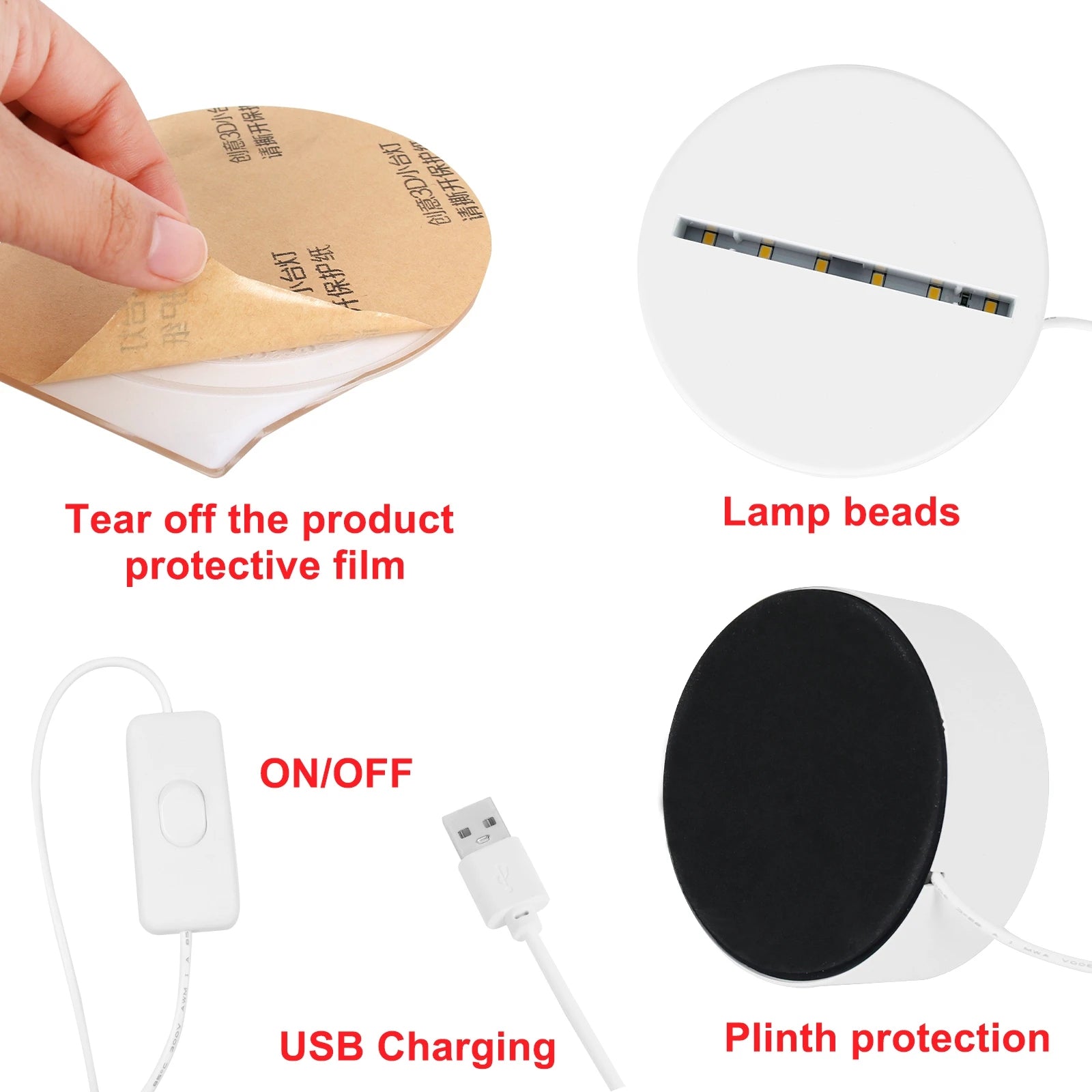 Islamic Night Light - Eid & Ramadan Decoration