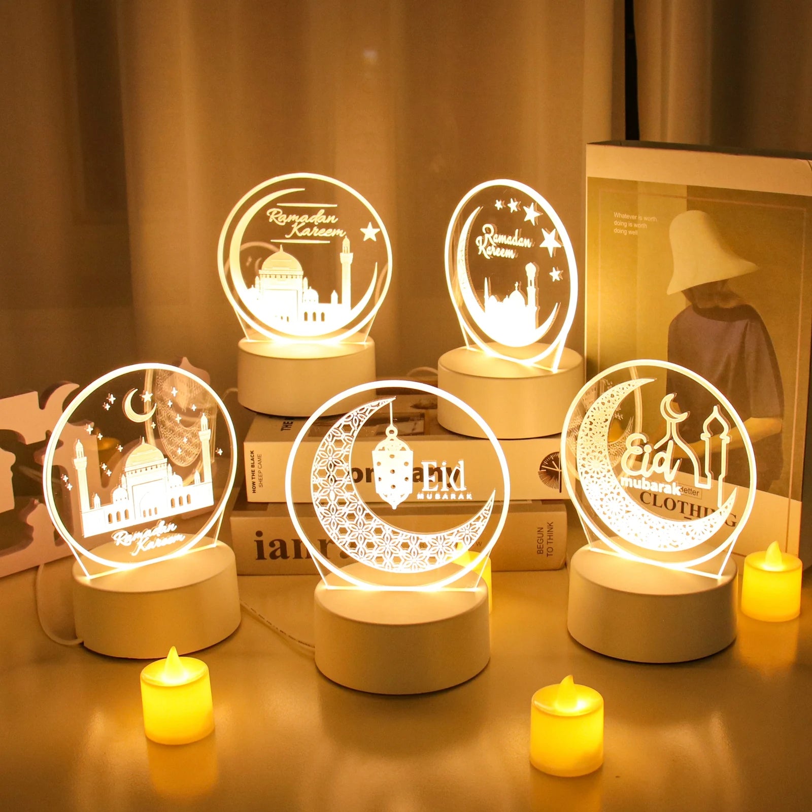 Islamic Night Light - Eid & Ramadan Decoration